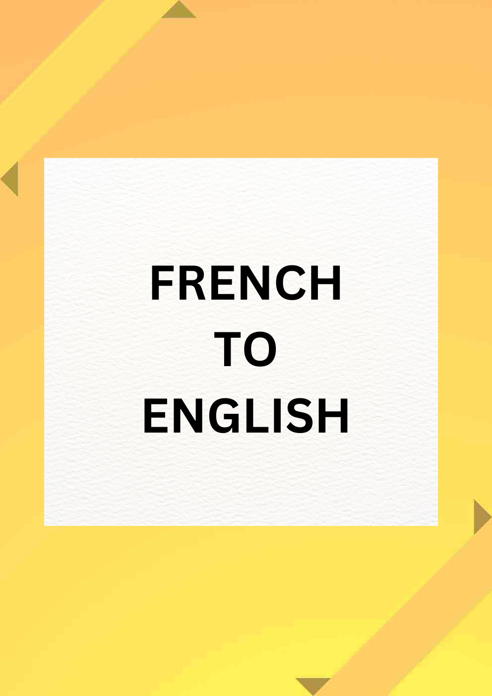 Document translation french  to english [Birth Marriage Degree]